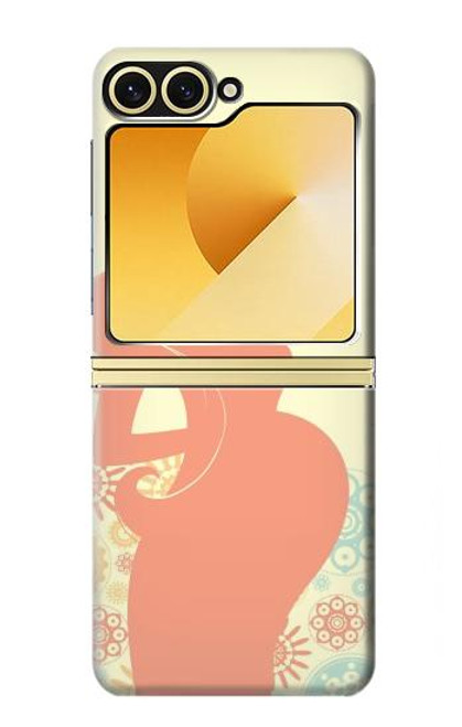 S0815 Pregnant Art Hülle Schutzhülle Taschen für Samsung Galaxy Z Flip 6