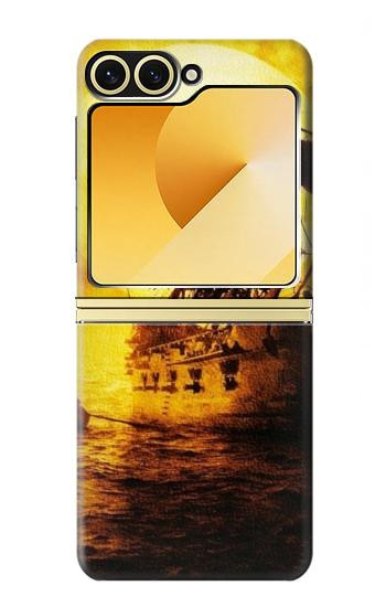 S0841 Pirates Black Pearl Hülle Schutzhülle Taschen für Samsung Galaxy Z Flip 6, Flip 7 FE