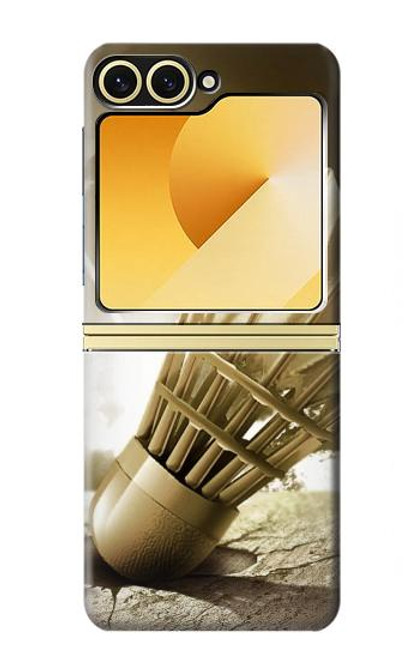 S0979 Badminton Sport Art Hülle Schutzhülle Taschen für Samsung Galaxy Z Flip 6, Flip 7 FE