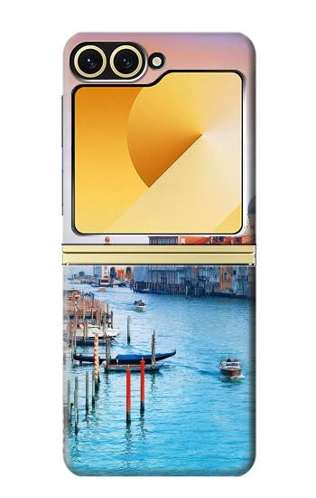 S0982 Beauty of Venice Italy Hülle Schutzhülle Taschen für Samsung Galaxy Z Flip 6, Flip 7 FE