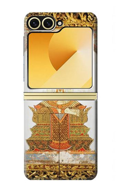 S1511 Thai Emerald Art Hülle Schutzhülle Taschen für Samsung Galaxy Z Flip 6, Flip 7 FE