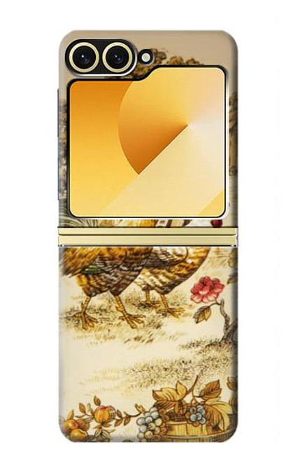 S2181 French Country Chicken Hülle Schutzhülle Taschen für Samsung Galaxy Z Flip 6, Flip 7 FE