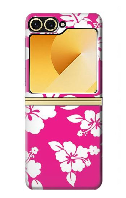 S2246 Hawaiian Hibiscus Pink Pattern Hülle Schutzhülle Taschen für Samsung Galaxy Z Flip 6