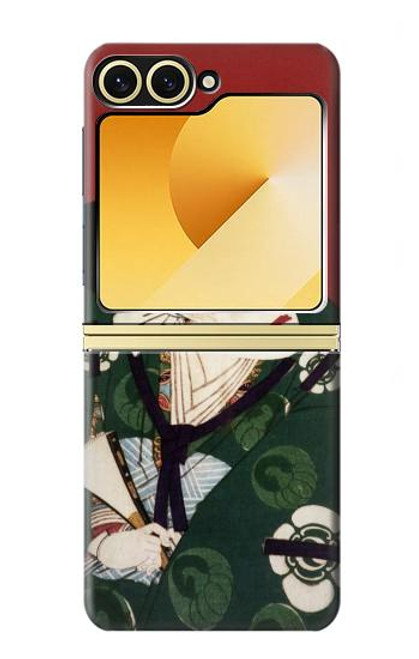 S2498 Japan Art Toyohara Kunichika Hülle Schutzhülle Taschen für Samsung Galaxy Z Flip 6, Flip 7 FE