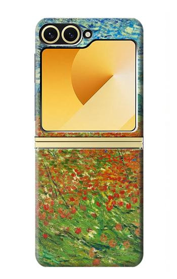 S2681 Field Of Poppies Vincent Van Gogh Hülle Schutzhülle Taschen für Samsung Galaxy Z Flip 6, Flip 7 FE