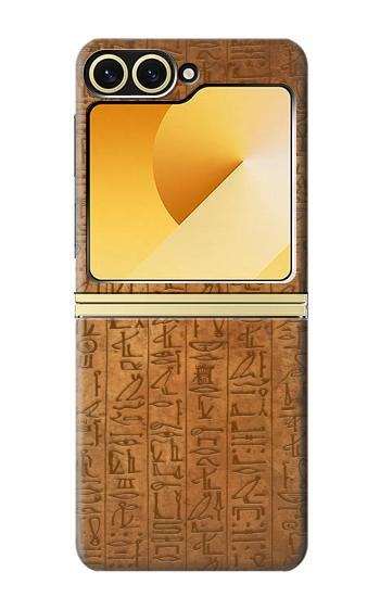 S2805 Egyptian Hierogylphics Papyrus of Ani Hülle Schutzhülle Taschen für Samsung Galaxy Z Flip 6, Flip 7 FE