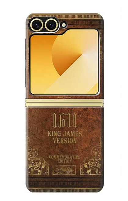 S2890 Holy Bible 1611 King James Version Hülle Schutzhülle Taschen für Samsung Galaxy Z Flip 6, Flip 7 FE