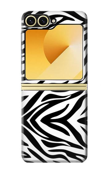 S3056 Zebra Skin Texture Graphic Printed Hülle Schutzhülle Taschen für Samsung Galaxy Z Flip 6, Flip 7 FE