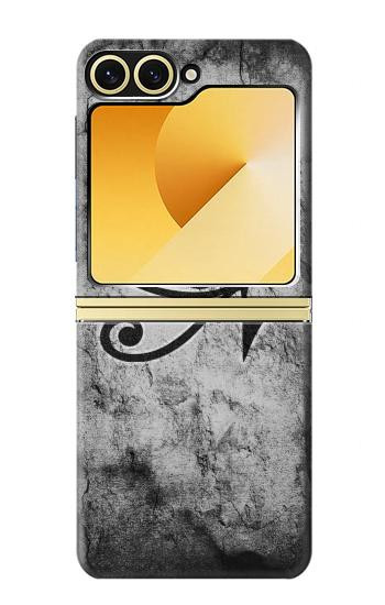 S3108 Ancient Egyptian Sun Eye Of Horus Hülle Schutzhülle Taschen für Samsung Galaxy Z Flip 6, Flip 7 FE