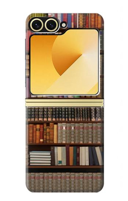 S3154 Bookshelf Hülle Schutzhülle Taschen für Samsung Galaxy Z Flip 6, Flip 7 FE