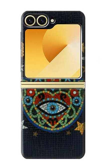 S3175 Hamsa Hand Mosaics Hülle Schutzhülle Taschen für Samsung Galaxy Z Flip 6, Flip 7 FE