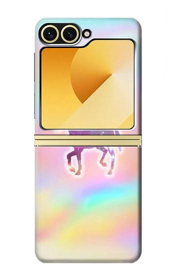 S3203 Rainbow Unicorn Hülle Schutzhülle Taschen für Samsung Galaxy Z Flip 6, Flip 7 FE