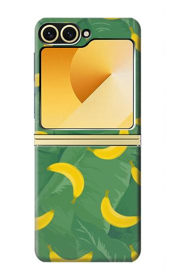 S3286 Banana Fruit Pattern Hülle Schutzhülle Taschen für Samsung Galaxy Z Flip 6, Flip 7 FE