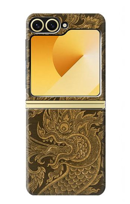 S3382 Thai Art Naga Hülle Schutzhülle Taschen für Samsung Galaxy Z Flip 6, Flip 7 FE
