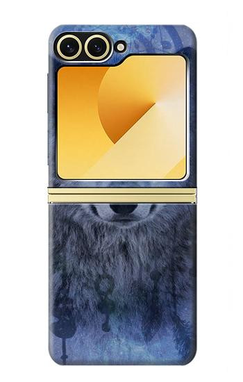 S3410 Wolf Dream Catcher Hülle Schutzhülle Taschen für Samsung Galaxy Z Flip 6, Flip 7 FE