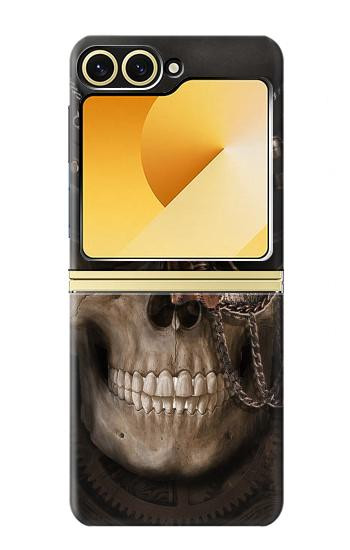 S3852 Steampunk Skull Hülle Schutzhülle Taschen für Samsung Galaxy Z Flip 6, Flip 7 FE