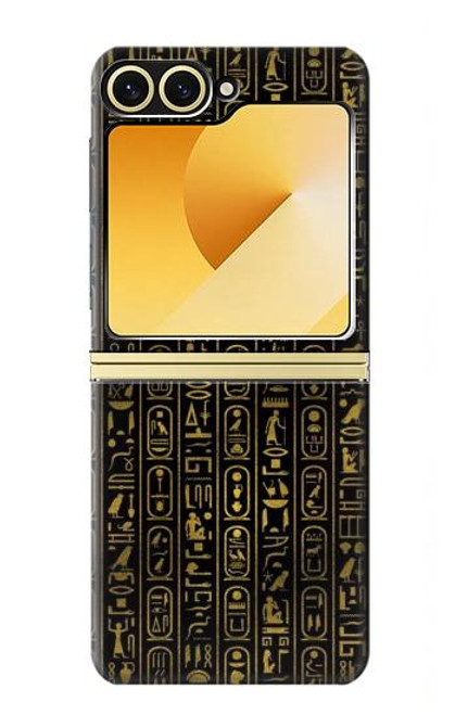 S3869 Ancient Egyptian Hieroglyphic Hülle Schutzhülle Taschen für Samsung Galaxy Z Flip 6, Flip 7 FE