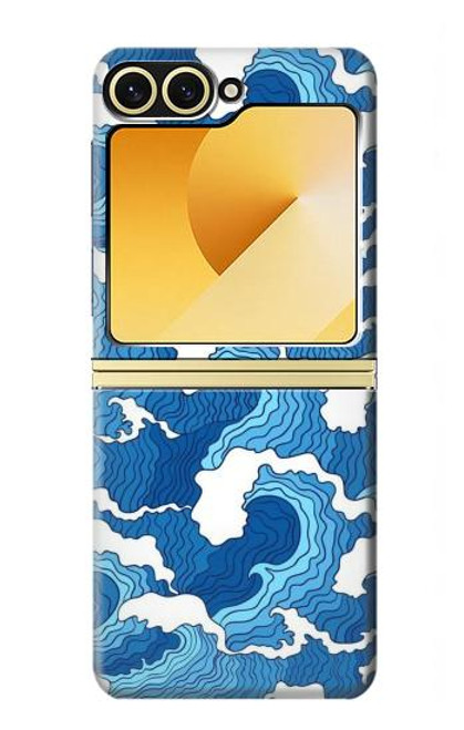 S3901 Aesthetic Storm Ocean Waves Hülle Schutzhülle Taschen für Samsung Galaxy Z Flip 6