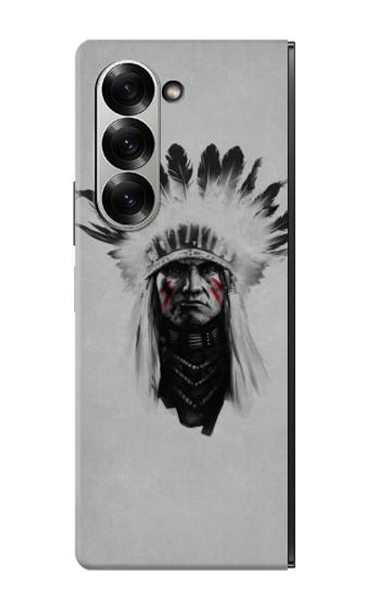 S0451 Indian Chief Hülle Schutzhülle Taschen für Samsung Galaxy Z Fold 6