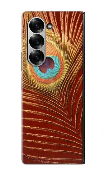 S0512 Peacock Hülle Schutzhülle Taschen für Samsung Galaxy Z Fold 6