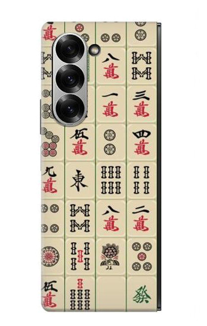 S0802 Mahjong Hülle Schutzhülle Taschen für Samsung Galaxy Z Fold 6