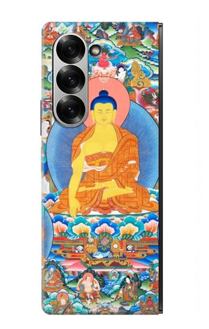 S1256 Buddha Paint Hülle Schutzhülle Taschen für Samsung Galaxy Z Fold 6