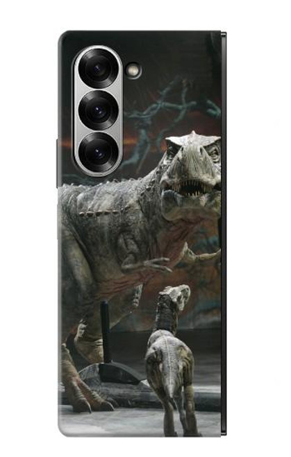 S1288 Dinosaur T Rex Museum Hülle Schutzhülle Taschen für Samsung Galaxy Z Fold 6