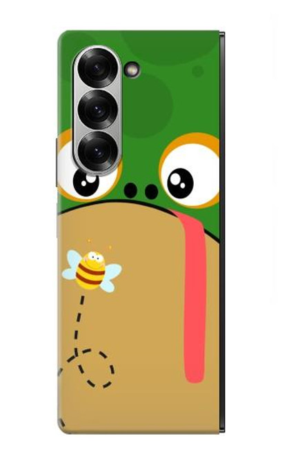 S2765 Frog Bee Cute Cartoon Hülle Schutzhülle Taschen für Samsung Galaxy Z Fold 6