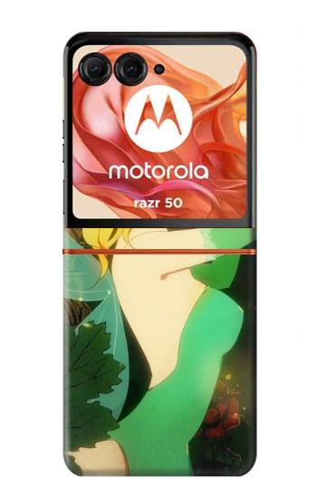 S0095 Peter Pan's Tinker Bell Hülle Schutzhülle Taschen für Motorola Razr 70,60,50, Razr (2026, 2025, 2024)