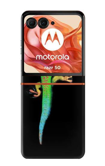 S0125 Green Madagascan Gecko Hülle Schutzhülle Taschen für Motorola Razr 70,60,50, Razr (2026, 2025, 2024)