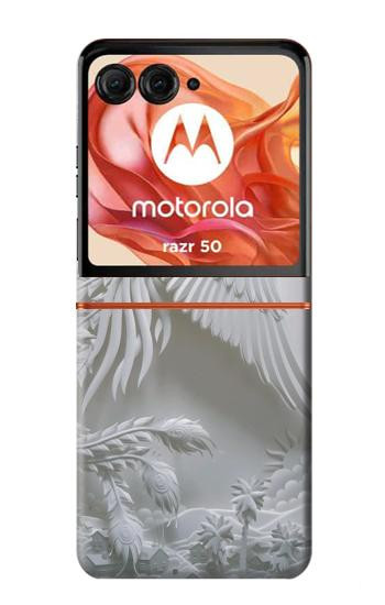 S0516 Phoenix Carving Hülle Schutzhülle Taschen für Motorola Razr 70,60,50, Razr (2026, 2025, 2024)