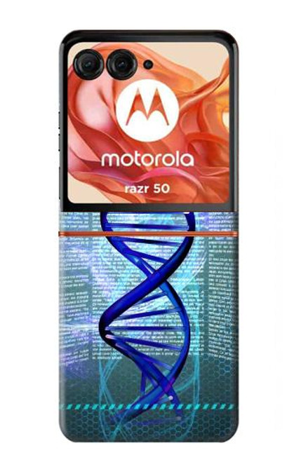 S0632 DNA Hülle Schutzhülle Taschen für Motorola Razr 50