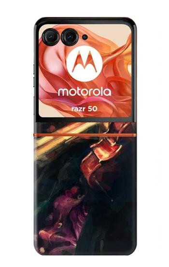 S0723 Violin Art Paint Hülle Schutzhülle Taschen für Motorola Razr 70,60,50, Razr (2026, 2025, 2024)