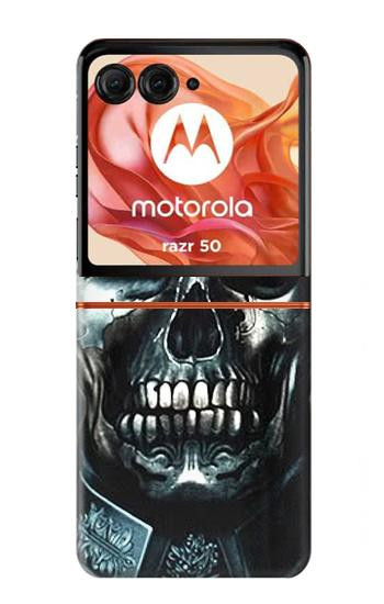S0754 Skull Soldier Zombie Hülle Schutzhülle Taschen für Motorola Razr 70,60,50, Razr (2026, 2025, 2024)