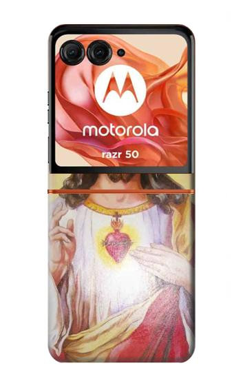 S0798 Jesus Hülle Schutzhülle Taschen für Motorola Razr 70,60,50, Razr (2026, 2025, 2024)