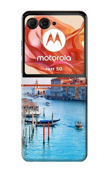 S0982 Beauty of Venice Italy Hülle Schutzhülle Taschen für Motorola Razr 70,60,50, Razr (2026, 2025, 2024)