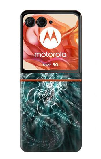 S1006 Digital Chinese Dragon Hülle Schutzhülle Taschen für Motorola Razr 70,60,50, Razr (2026, 2025, 2024)