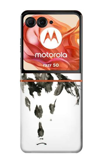 S1031 Horse Paintbrush Hülle Schutzhülle Taschen für Motorola Razr 70,60,50, Razr (2026, 2025, 2024)