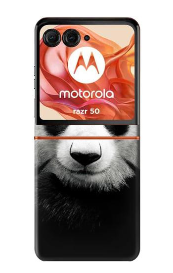 S1072 Panda Bear Hülle Schutzhülle Taschen für Motorola Razr 70,60,50, Razr (2026, 2025, 2024)