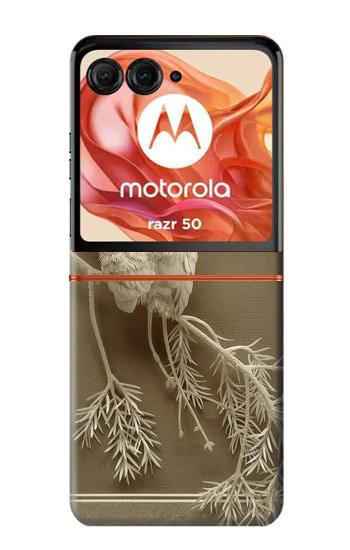 S1386 Paper Sculpture Owl Hülle Schutzhülle Taschen für Motorola Razr 70,60,50, Razr (2026, 2025, 2024)