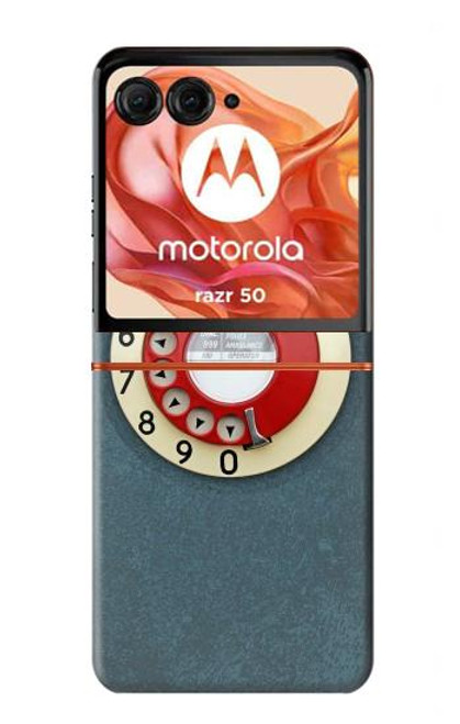 S1968 Rotary Dial Telephone Hülle Schutzhülle Taschen für Motorola Razr 50
