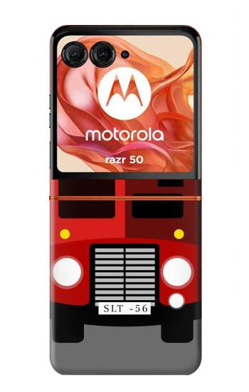 S2058 England British Double Decker Bus Hülle Schutzhülle Taschen für Motorola Razr 70,60,50, Razr (2026, 2025, 2024)