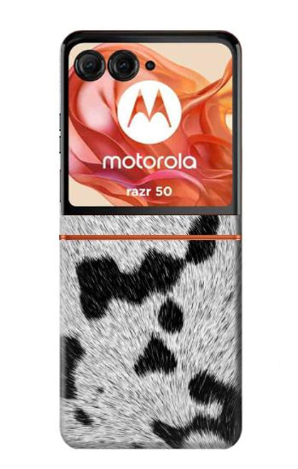 S2170 Cow Fur Texture Graphic Printed Hülle Schutzhülle Taschen für Motorola Razr 50
