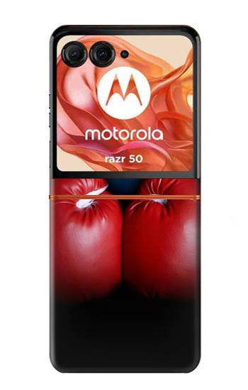 S2261 Businessman Black Suit With Boxing Gloves Hülle Schutzhülle Taschen für Motorola Razr 70,60,50, Razr (2026, 2025, 2024)