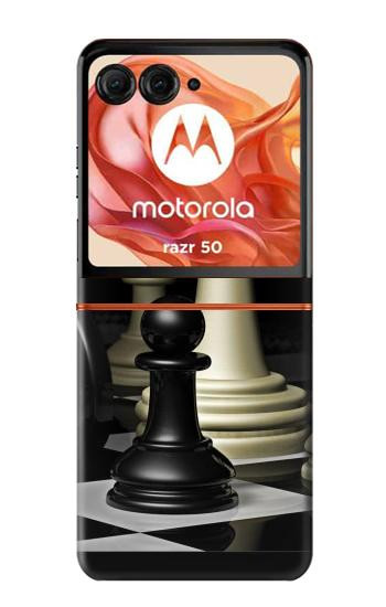 S2262 Chess King Hülle Schutzhülle Taschen für Motorola Razr 70,60,50, Razr (2026, 2025, 2024)