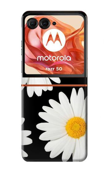 S2477 Daisy flower Hülle Schutzhülle Taschen für Motorola Razr 70,60,50, Razr (2026, 2025, 2024)