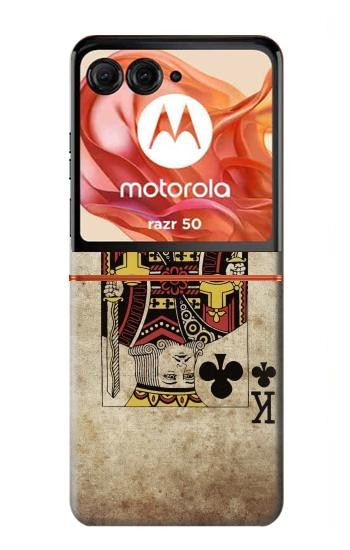 S2528 Poker King Card Hülle Schutzhülle Taschen für Motorola Razr 70,60,50, Razr (2026, 2025, 2024)