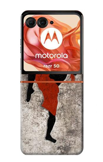 S2634 Muay Thai Kickboxing Martial Art Hülle Schutzhülle Taschen für Motorola Razr 70,60,50, Razr (2026, 2025, 2024)