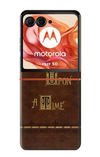S2643 Once Upon A Time Book Hülle Schutzhülle Taschen für Motorola Razr 70,60,50, Razr (2026, 2025, 2024)