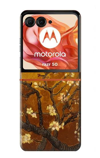S2663 Yellow Blossoming Almond Tree Van Gogh Hülle Schutzhülle Taschen für Motorola Razr 70,60,50, Razr (2026, 2025, 2024)